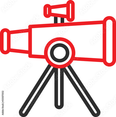 Telescope Vector Icon
