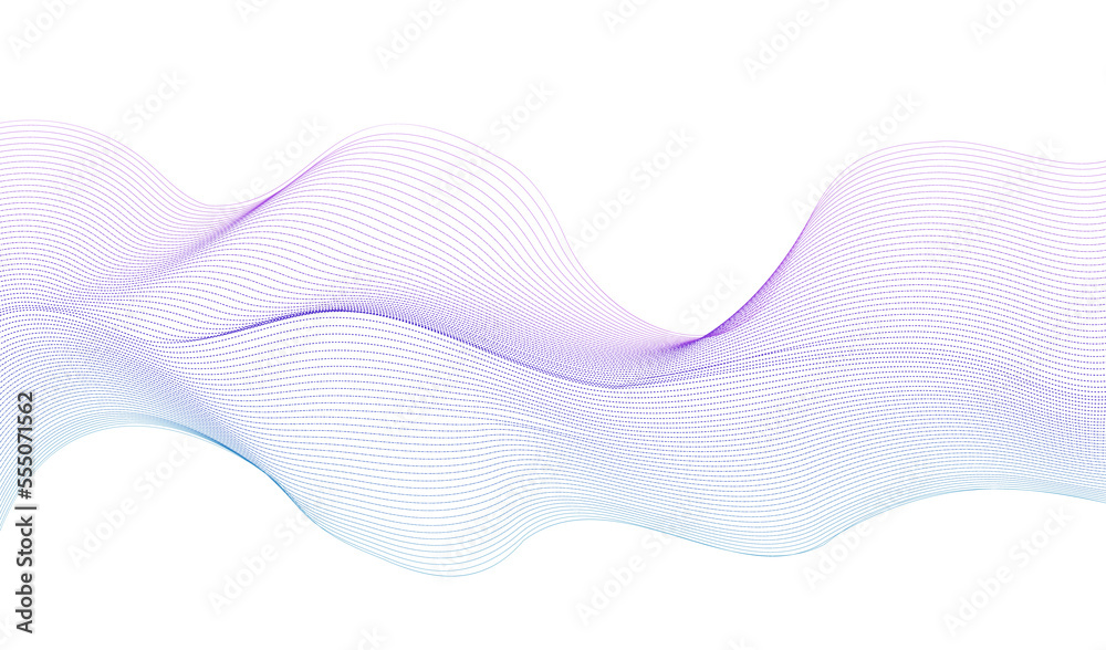 Fototapeta premium Abstract modern background, curved lines, create the effect of an optical illusion and will successfully complement your design/Banner, Business card, Poster, Cover, Pattern. Minimal Concept.