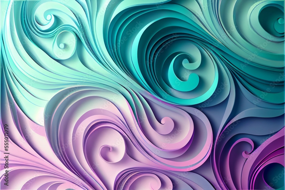 Generative AI render of abstract art wallpaper Generative AI render of abstract art wallpaper
