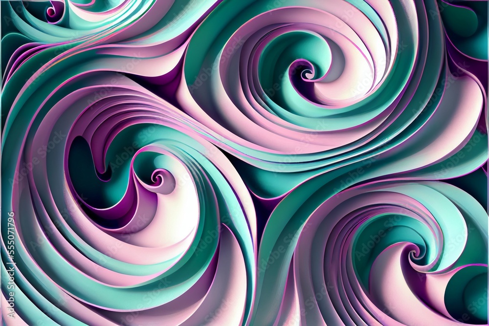 Generative AI render of abstract art wallpaper Generative AI render of abstract art wallpaper