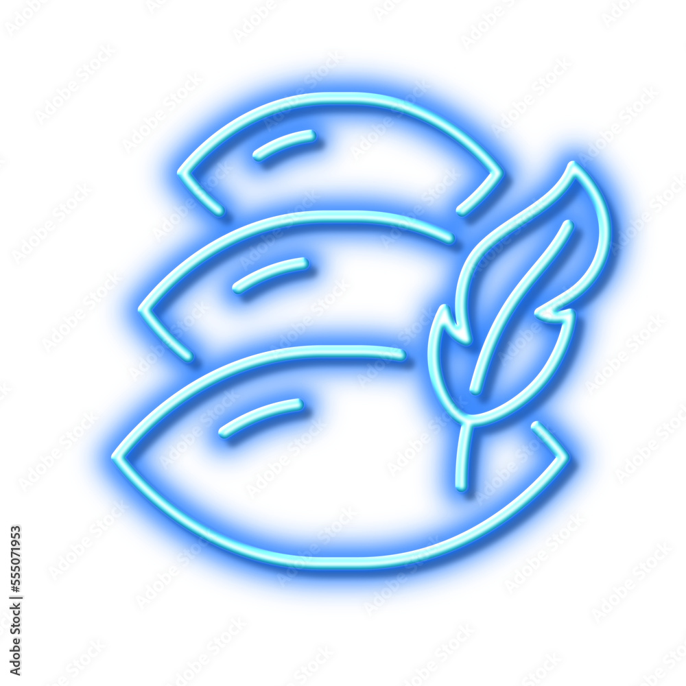 Pillow line icon. Sleep comfort sign. Neon light effect outline icon. Pillow line icon. Sleep comfort sign. Neon light effect outline icon.