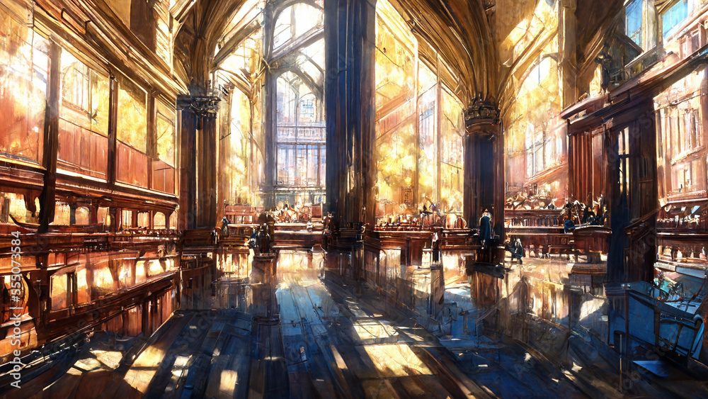 Naklejka premium _04ファンタジーイラスト背景