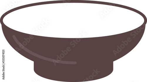 Special dishware for asian food flat icon Kitchen utensil