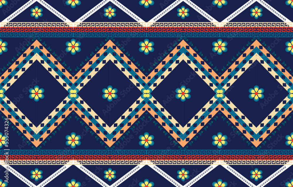 Ethnic Tribal Geometric Folk Indian Scandinavian Gypsy Mexican Boho African Ornament Texture Seamless Pattern