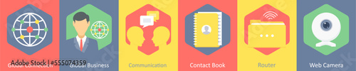 global connection, global business, communication