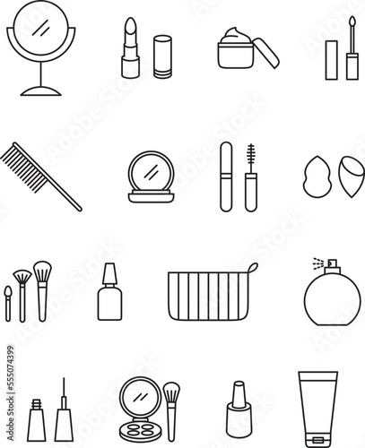 make up icons collection