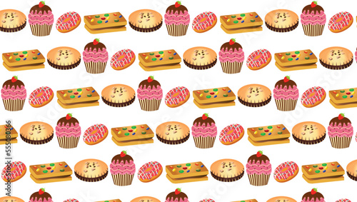 cookies pattern vector