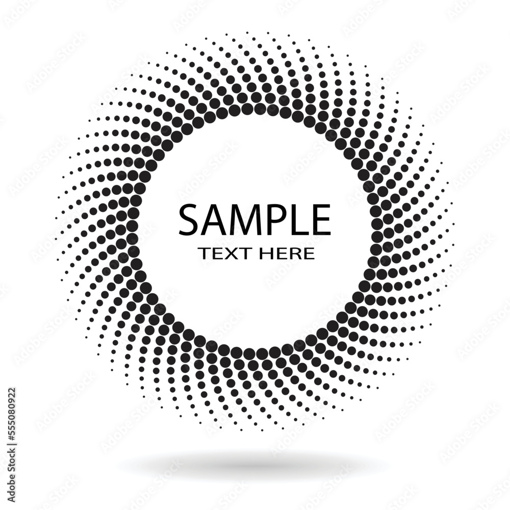 Halftone dots in circle form. round logo . vector dotted frame . design element
Halftone dots in circle form. round logo . vector dotted frame . design element