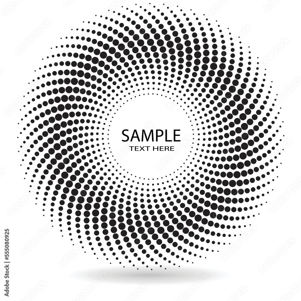 Halftone dots in circle form. round logo . vector dotted frame . design element
Halftone dots in circle form. round logo . vector dotted frame . design element