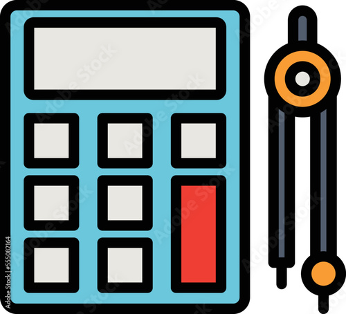 Math geometry Vector Icon
