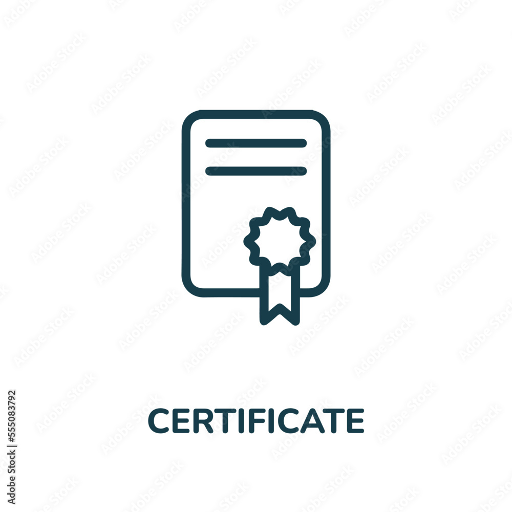 certificate icon vector. achievement icon vector symbol illustration. modern simple vector icon for your design. diploma icon vector certificate icon vector. achievement icon vector symbol illustration. modern simple vector icon for your design. diploma icon vector