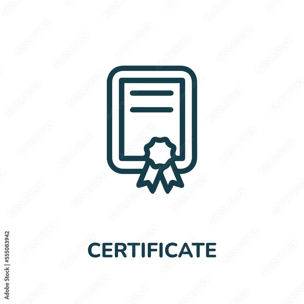 certificate icon vector. achievement icon vector symbol illustration. modern simple vector icon for your design. diploma icon vector certificate icon vector. achievement icon vector symbol illustration. modern simple vector icon for your design. diploma icon vector