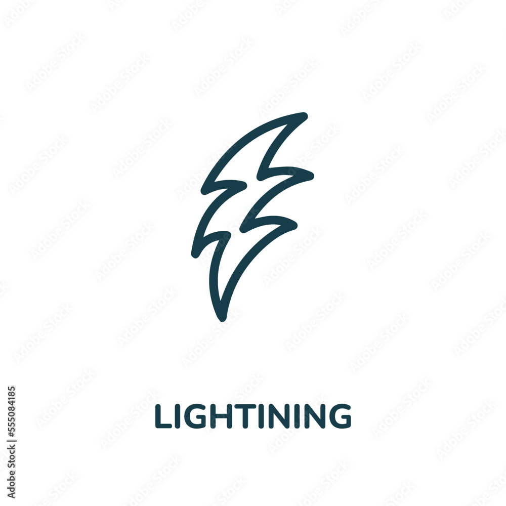 lightning icon vector. thunder icon vector symbol illustration. modern simple vector icon for your design. bolt icon vector	