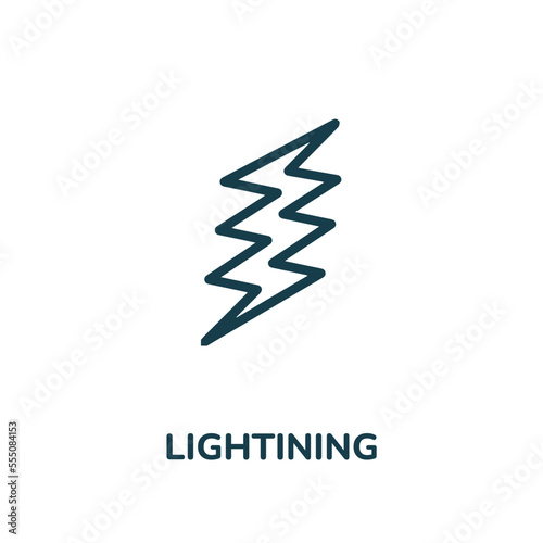lightning icon vector. thunder icon vector symbol illustration. modern simple vector icon for your design. bolt icon vector 