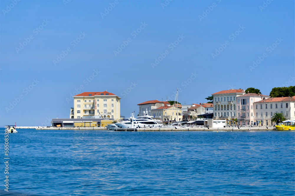 View of the town of Porec, Istria, Croatia