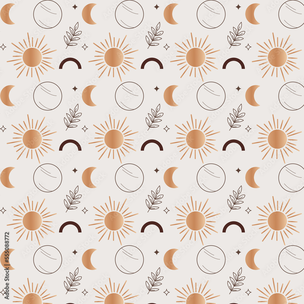 Hand drawn boho background pattern. Hand drawn boho background pattern.