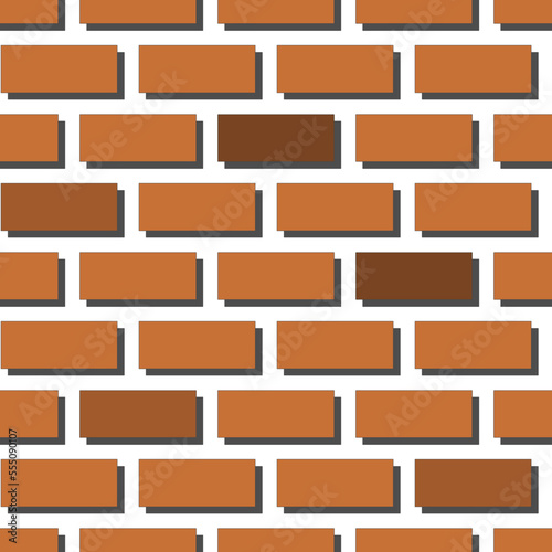 Seamless brick wall pattern or background