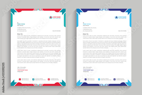unique letterhead design 