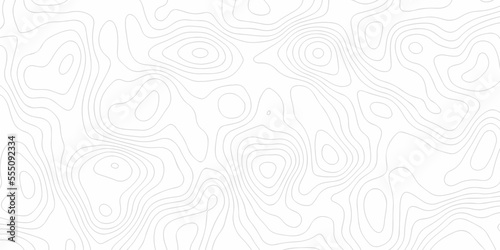 Topographic map. Geographic mountain relief. Abstract lines background. Contour maps. Vector illustration, Topo contour map on white background, Topographic contour lines vector map seamless pattern.