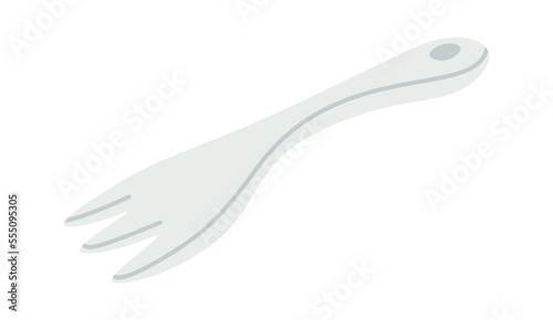 Fork flat icon Kitchen utensil Safe baby dishes