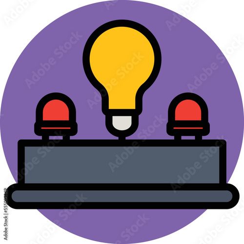 Electricity power Vector Icon
