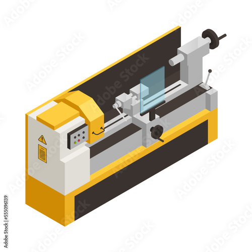 Industrial Lathe Machine Composition