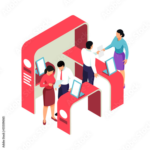 Expo Stand Booth Composition