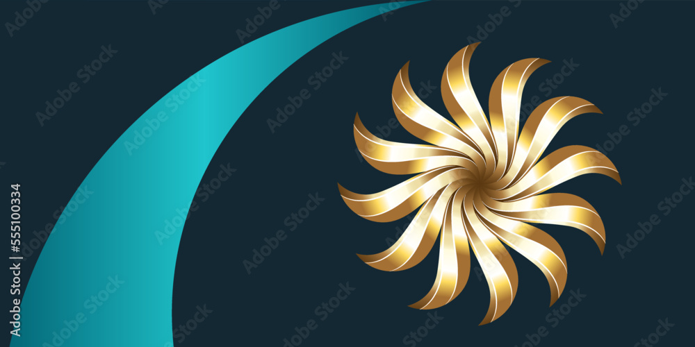 Obraz premium Vector abstract wave line colorful wave landing page flat background vector design