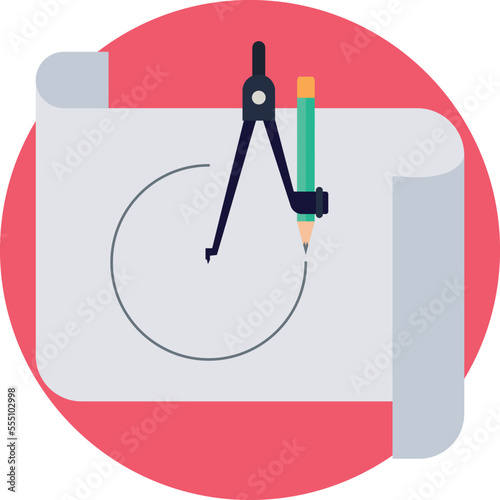 Construction map Vector Icon
