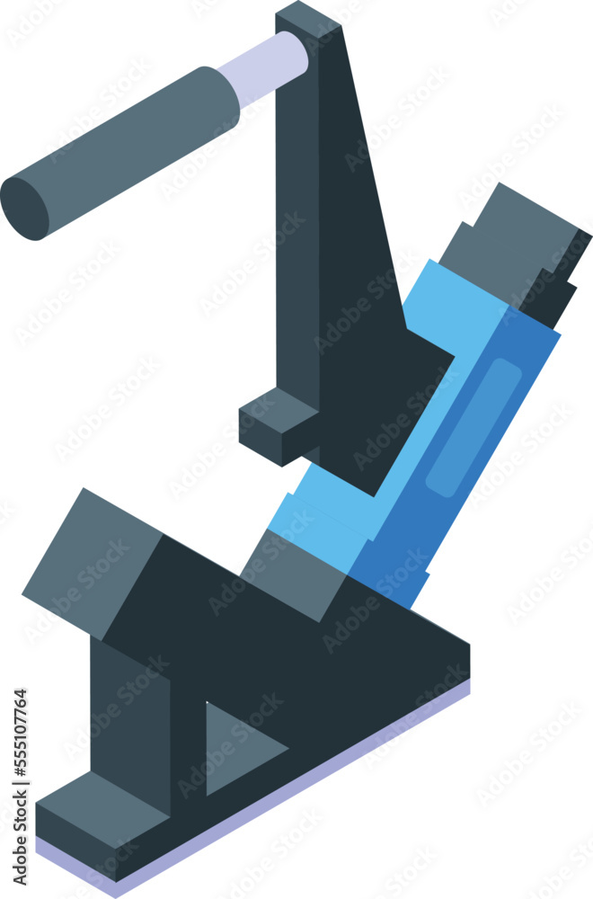 Floor cut equipment icon isometric vector. Wood worker. Parquet hardwood Floor cut equipment icon isometric vector. Wood worker. Parquet hardwood