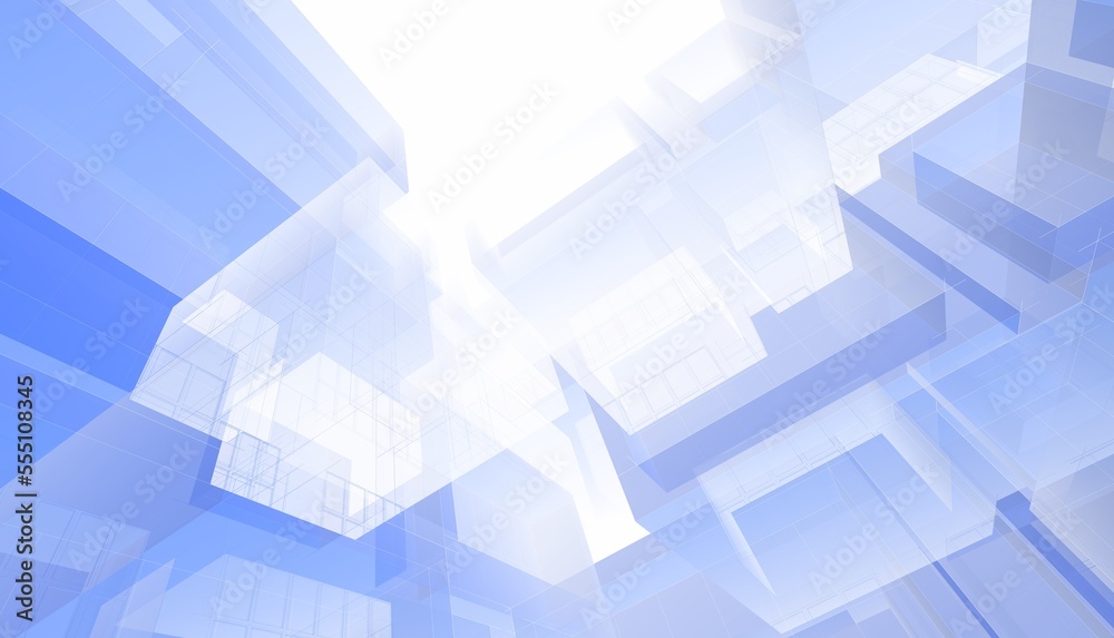 Abstract architecture rendering 3d illustration Abstract architecture rendering 3d illustration