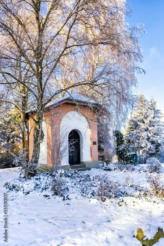 Broichhofkapelle auf dem Rodderberg bei Bonn im Winter © HeinzWaldukat