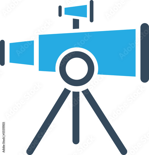 Telescope Vector Icon
