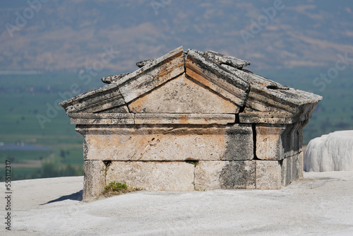 Tomb at Hierapolis Ancient City  Pamukkale  Denizli  Turkiye