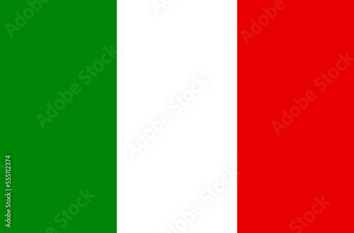 Flag of Italy. Symbol of Independence Day, souvenir soccer game, button language, icon.