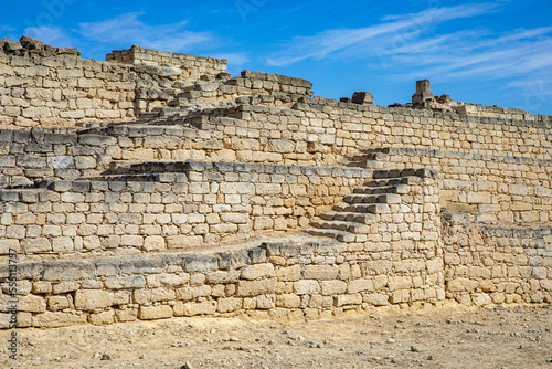 Ruins at Al-Baleed Archaeological Park, Frankincense Land Museum. Salalah, Oman. photo