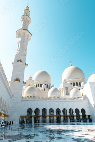 Sheikh Zayed Grand Mosque, Abu Dhabi. United Arab Emirates.