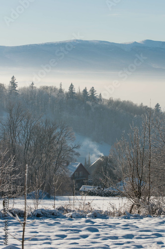 landscapes in winter time, poland landscape, Śnieżka, Karkonosze, wintertime,  winter photos,  walk in winter © Freshfanpage