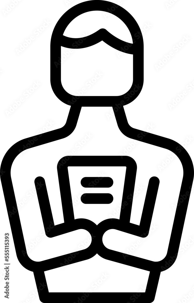 Study class icon outline vector. Seminar success. Lesson distance Study class icon outline vector. Seminar success. Lesson distance