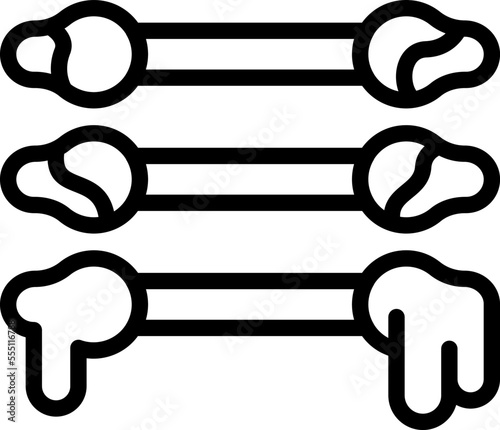 Used cotton swab icon outline vector. Sterile wood. Ear stick