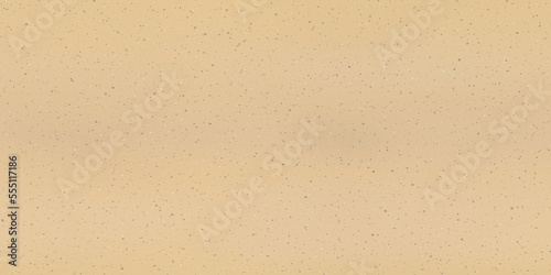 Old craft carton seamless pattern with grainy texture. Beige blank kraft cardboard. Recycled package paper sheet vector illustration. Abstract grunge background. Aged journal or newspaper page