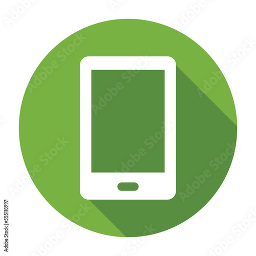 Mobile phone icon vector graphic illustration