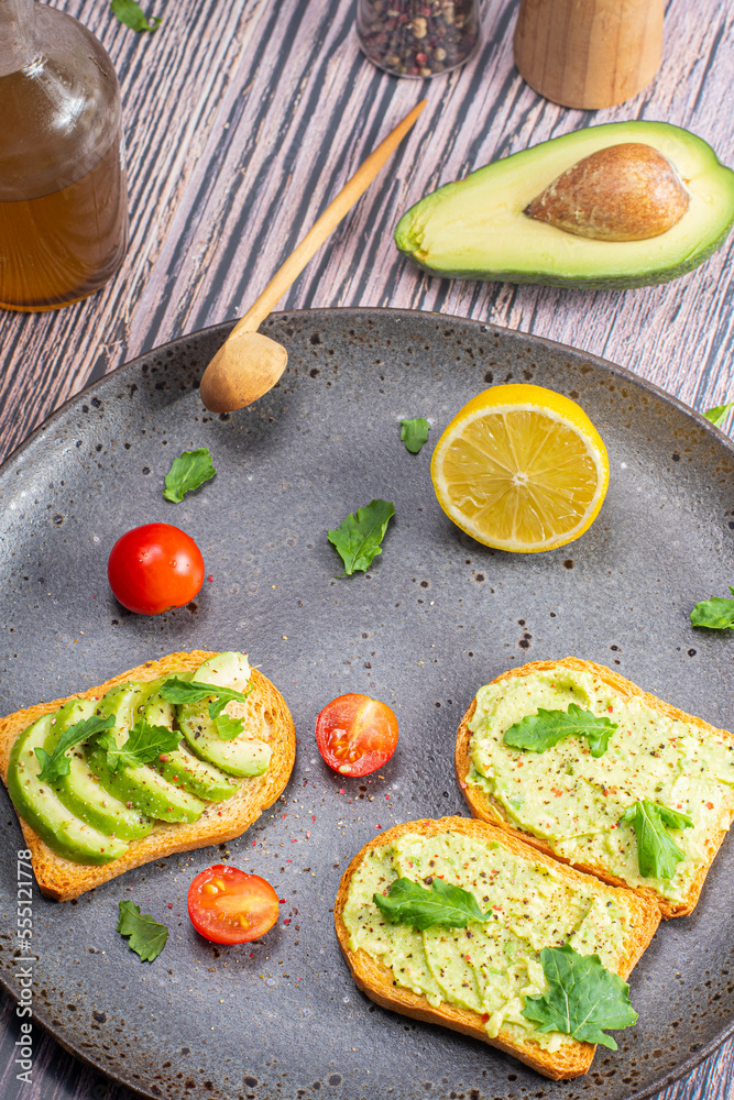toast with avocado toast with avocado