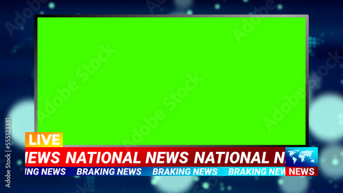 news, report and news channel illustration