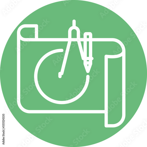 Construction map Vector Icon
