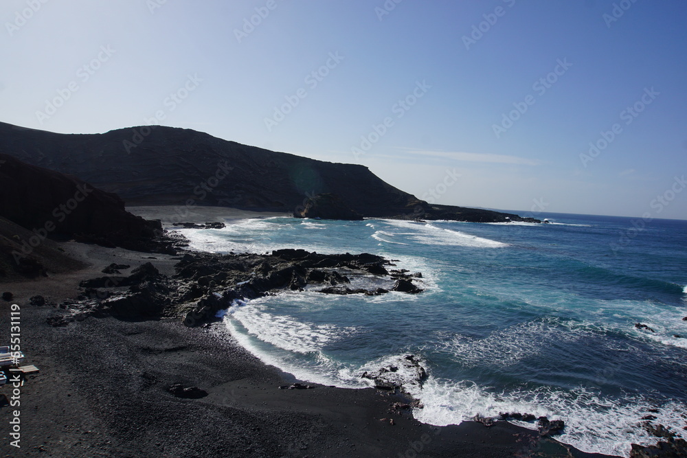 El Golfo, Green Lake, Lanzarote, Canary Islands, Spain, November 2022