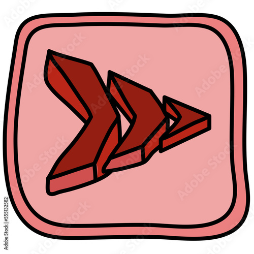 orientation filled outline icon