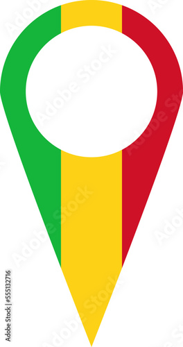 Free Download Mali Flag Location Symbol - GFXLoad