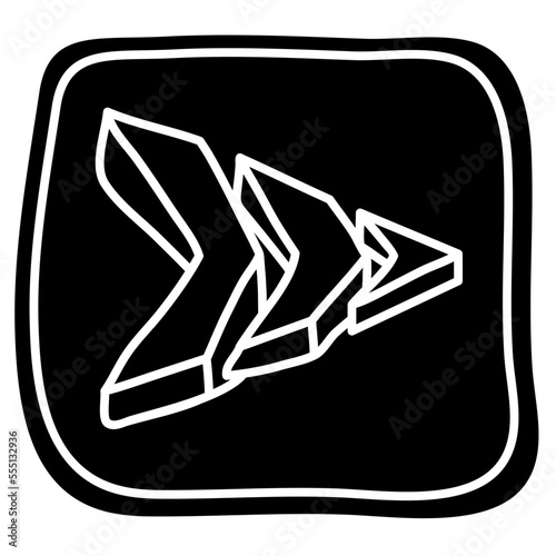 orientation glyph icon
