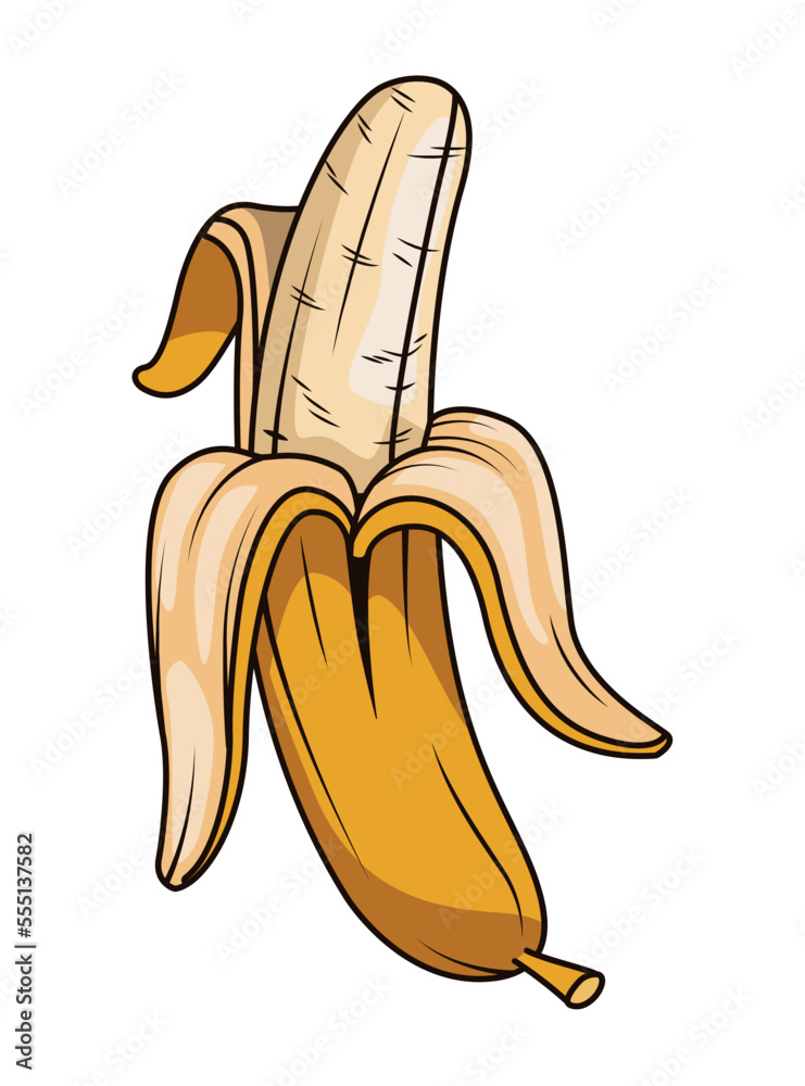 banana pop art style banana pop art style
